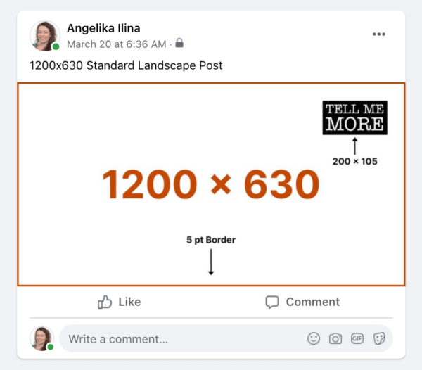 How Images of Different Aspect Ratios Render in Facebook User Feeds