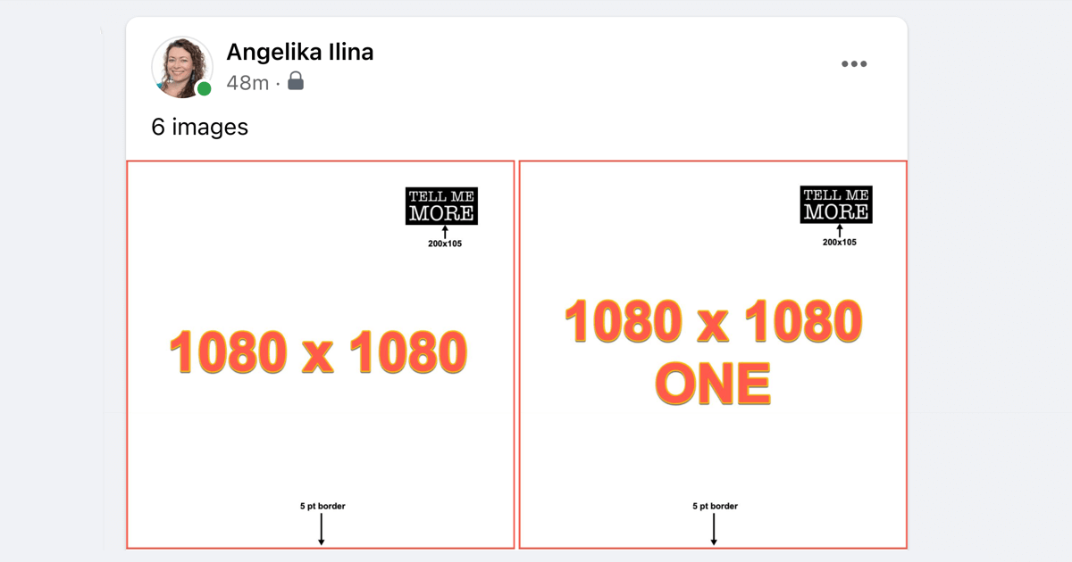 How Images of Different Aspect Ratios Render in Facebook User Feeds